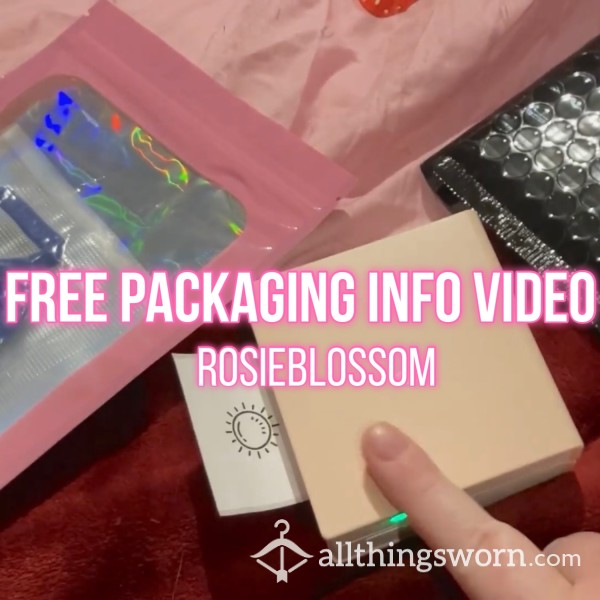 Free Item Packaging Information Video