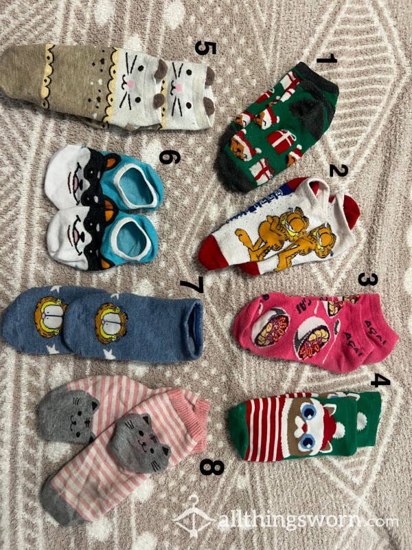 Free Shipping - Colorful Ankle Socks!