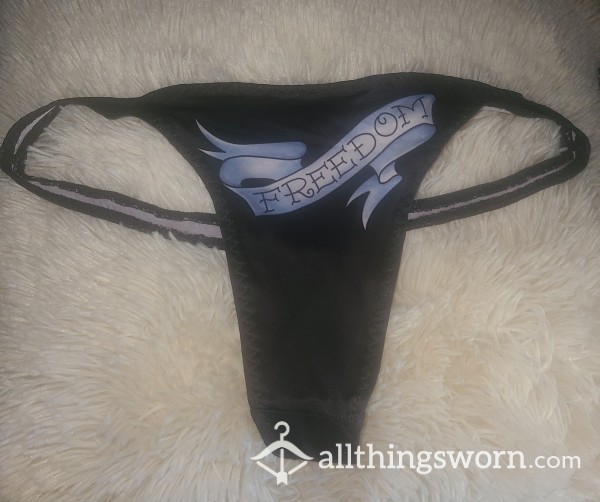 FREEDOM Silky Thong/Cotton Gusset
