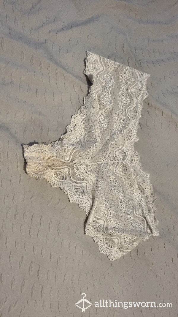 French Lace Stained Knickers