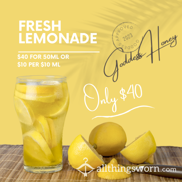 Fresh Lemonade Vial 🍋
