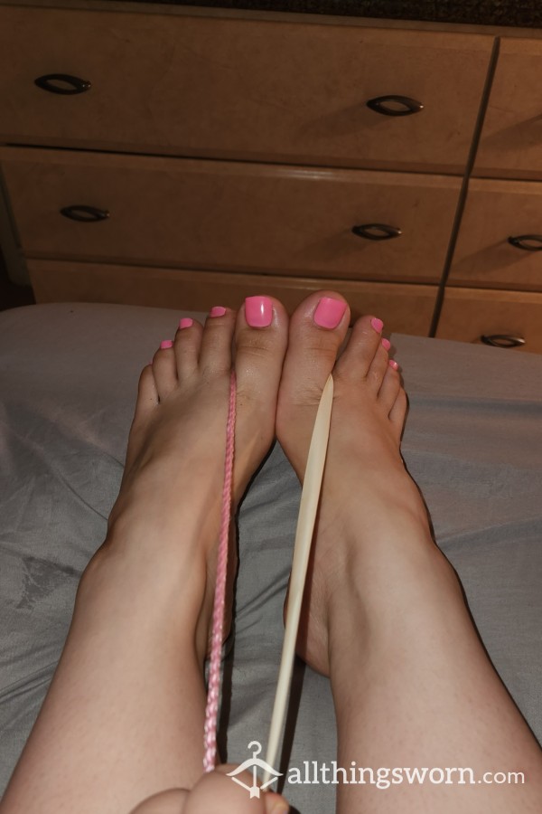Fresh Pink Toes 🌸 Super Soft Feet