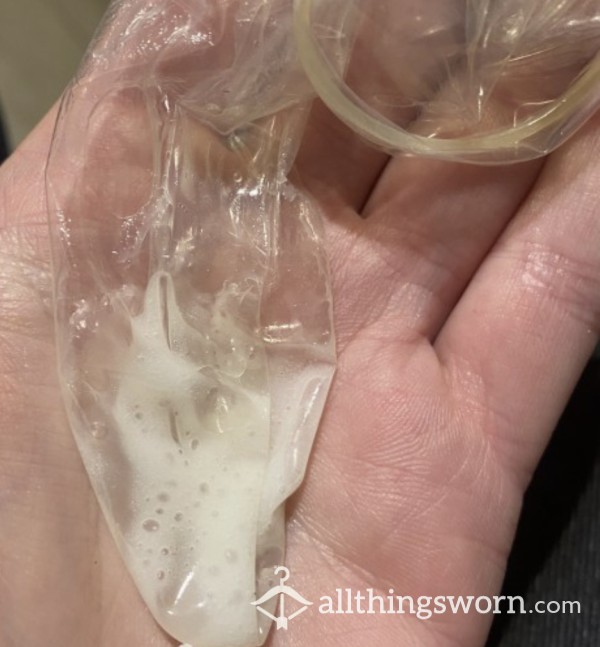 Freshly Filled Alpha Condom