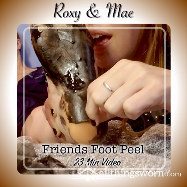 Friends Foot Peel Each Other