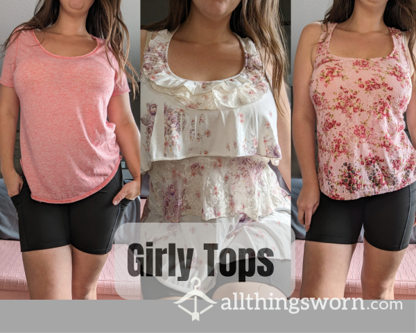 Frilly, Girly Tops 😍