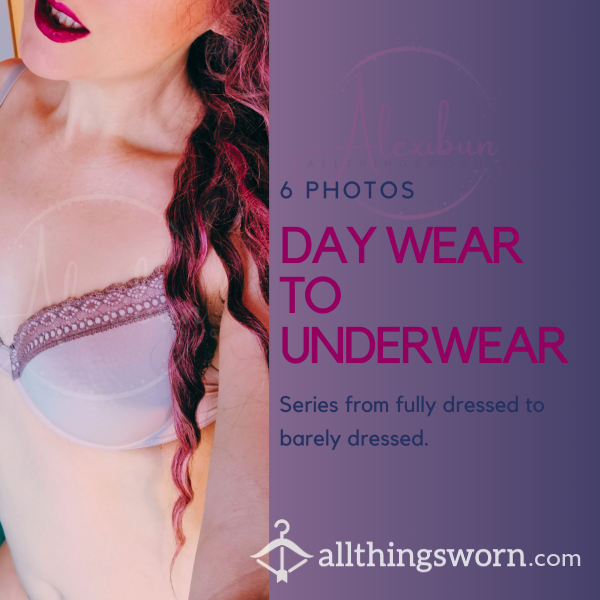 From Day Wear To Underwear Photo Set With Alexibun