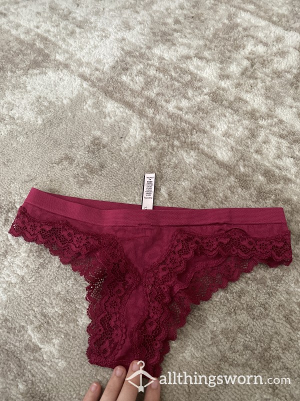 Made To Order Fuchsia VS Lace Thong