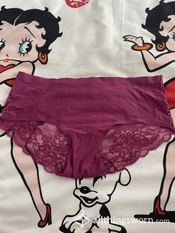 Full Back Lace Satin Panties Last Pair🔥🥵