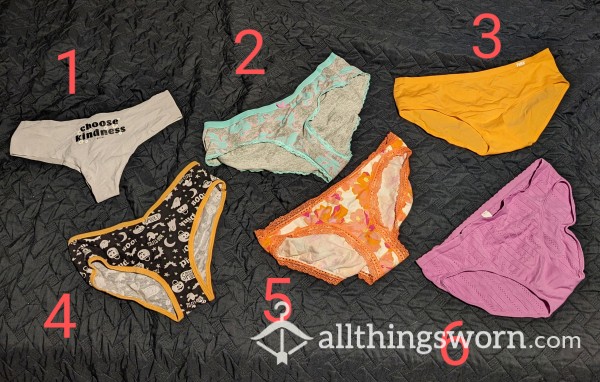 Full Backed Panties - Pick A Pair!