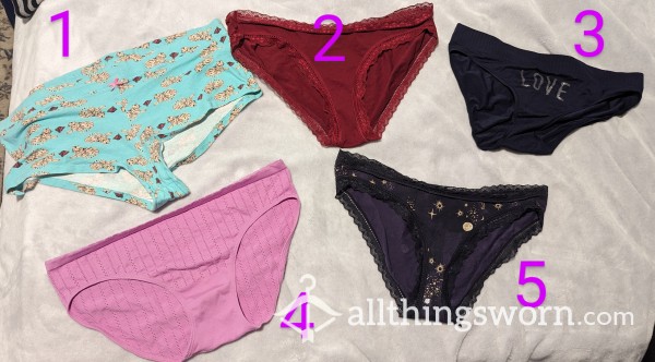 Full-backed Panties - Pick A Pair😘
