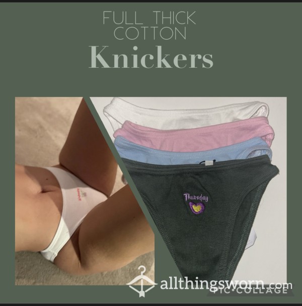 Knickers/ Extra Thick Full Cotton