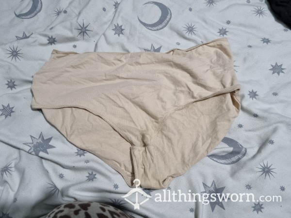 Full, Granny Panties, Stained, Well-worn