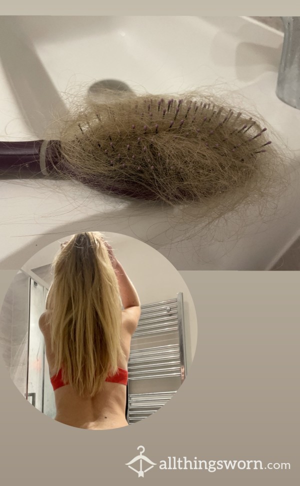 Full Hairbrush- Long Blonde