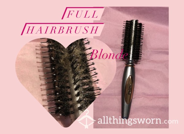 Full Hairbrush - Long Blonde