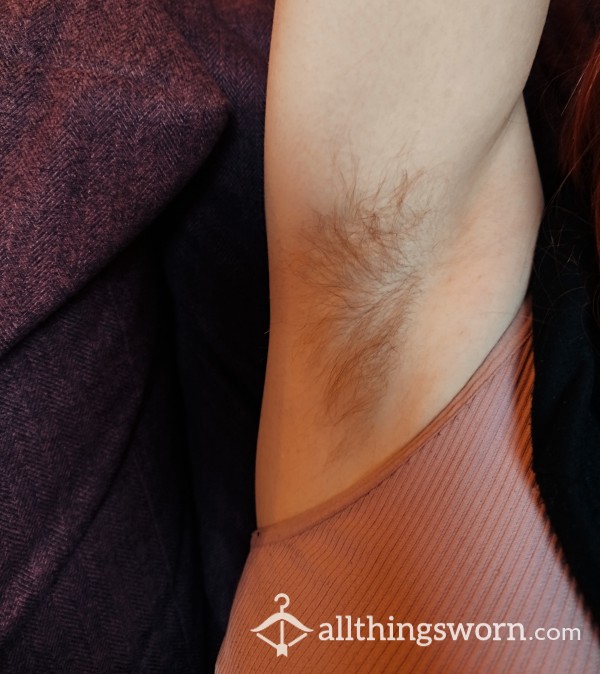 Natural Redhead Underarm Hair