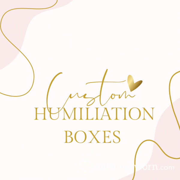 Fully Customisable Humiliation Boxes 😈
