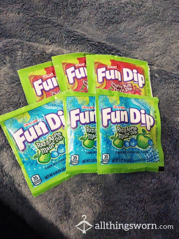 Fun Dip Cherry And Razz Apple Customized Your Way Candy Sweets