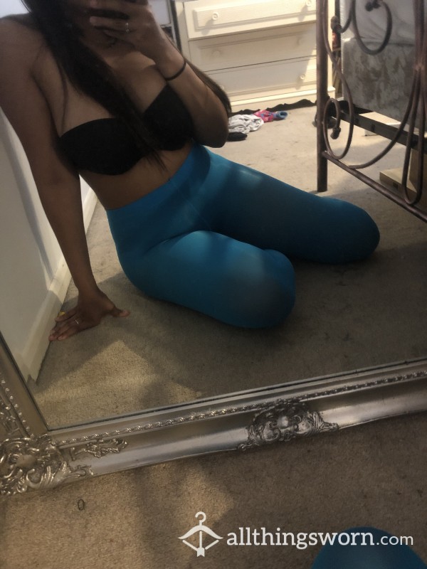 Funky Blue Tights