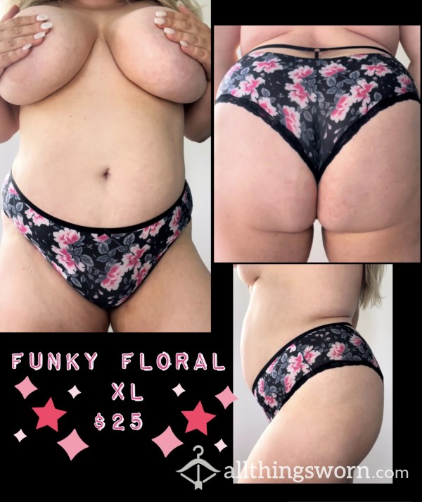 🖤🌸 Funky Floral XL 🌸🖤