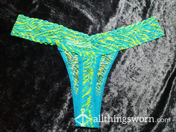 Funky Pattern Lace Thong ❤️‍🔥😈