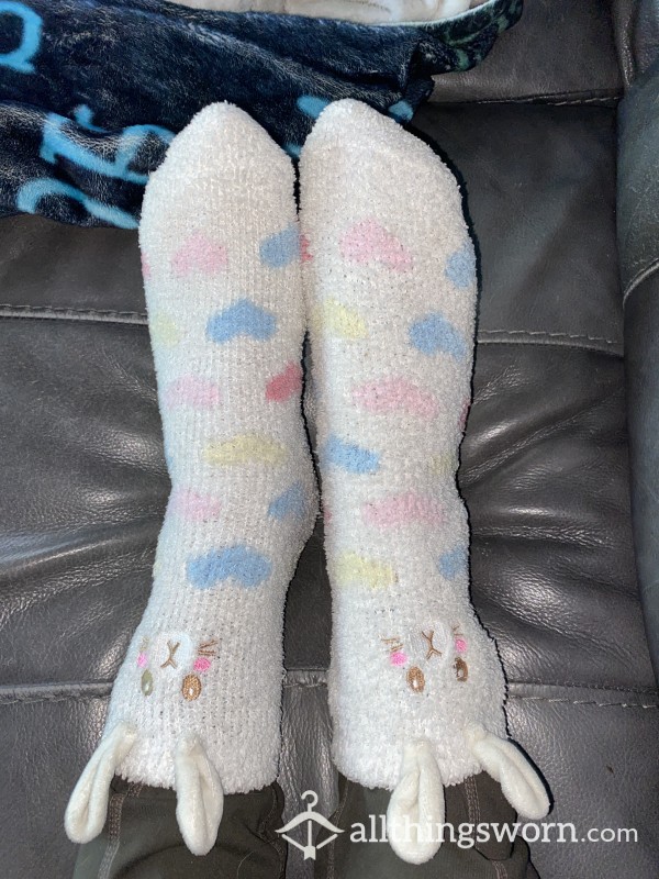 Fuzzy Bunny Socks 🧦