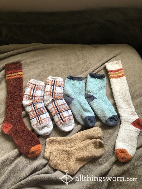 Fuzzy Comfy High Socks
