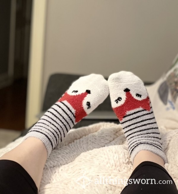 Fuzzy Fox 🦊 Socks