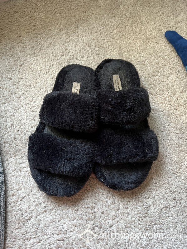 Fuzzy House Slippers
