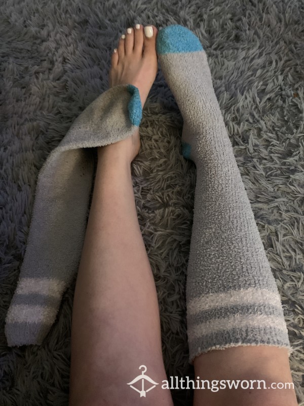 Fuzzy Knee Socks