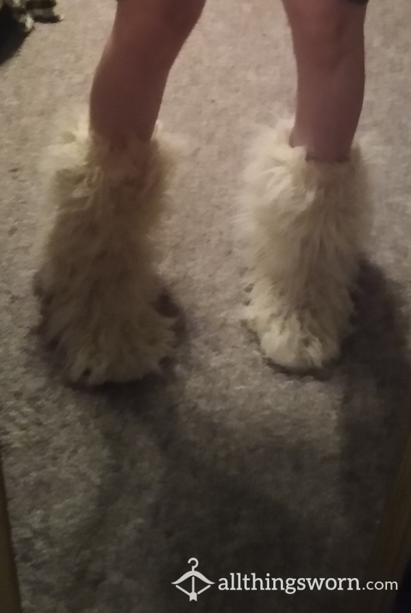 Fuzzy Slipper Boots