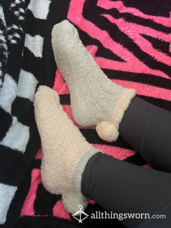 Fuzzy Slipper Socks