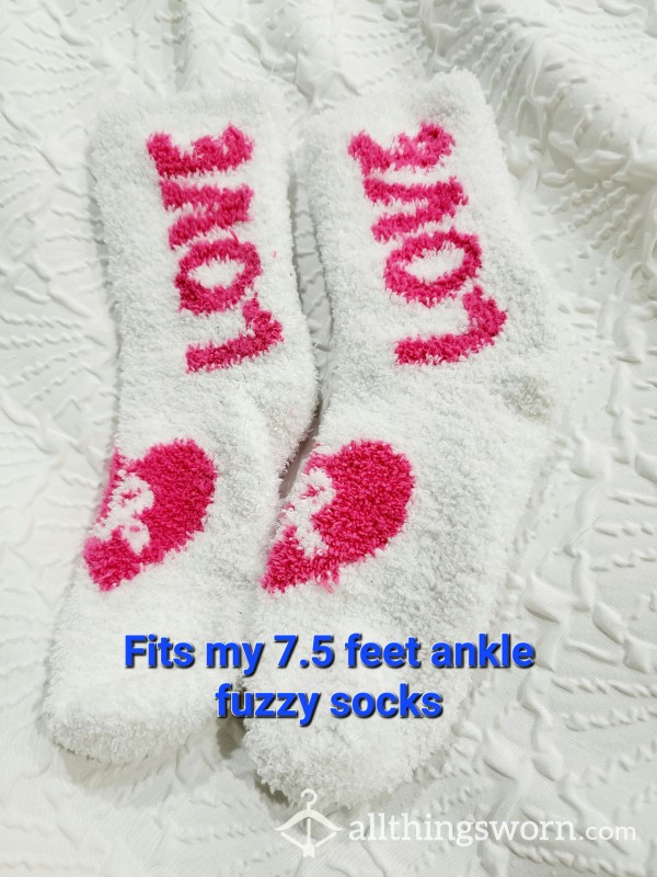 Fuzzy Socks Fit My 7.5 Feet