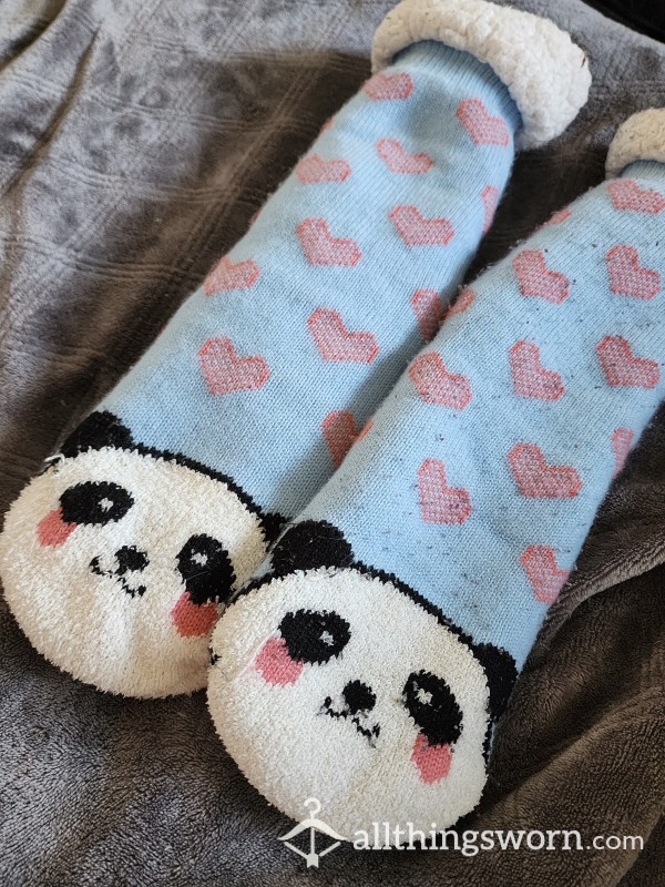 Fuzzy Socks Panda 🐼