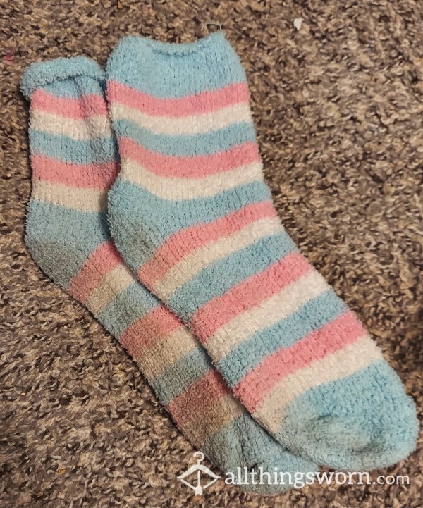 Fuzzy Socks PRE WORN 48HRS [free Shipping]