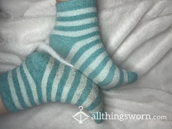 Fuzzy Socks, Well-Loved, Well-worn Soft Socks - Aloe Socks