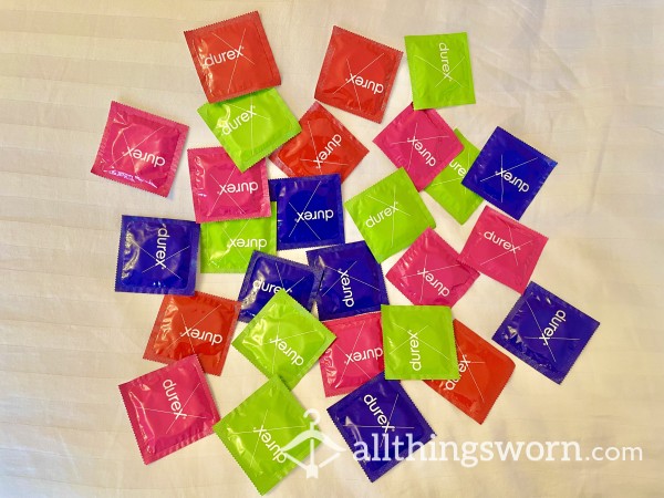 FWB Used Filled Condoms - Lots Of Options Available