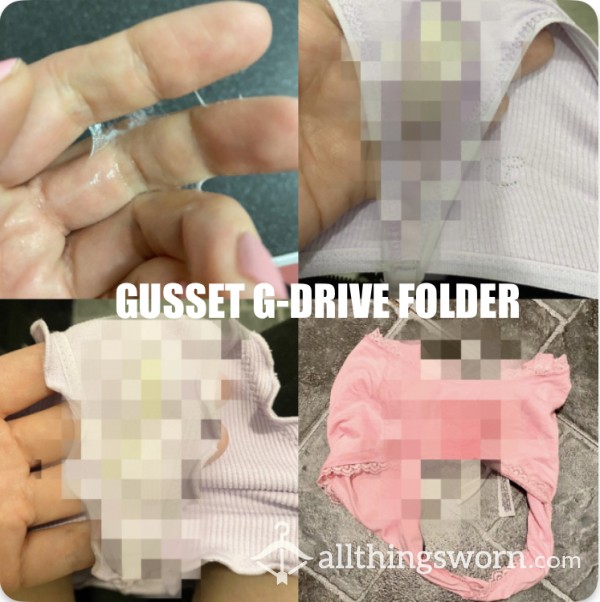 📁🍦G-Drive Folder ♡ Wet, Creamy & Dirty Gusset Content ♡ 65+ Pics & Videos ♡ Only £5 🎀