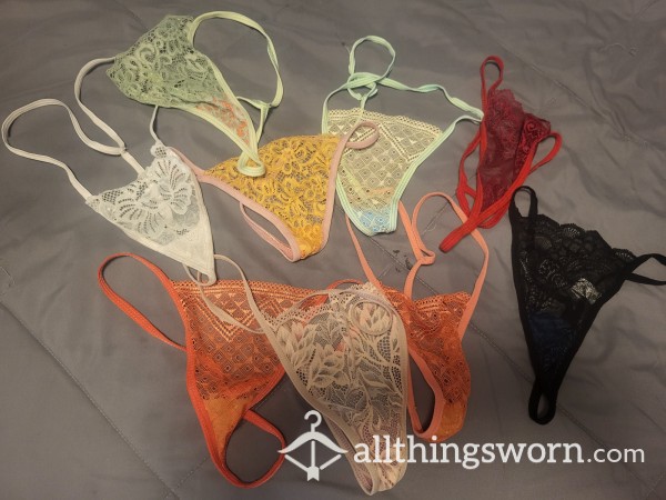 G String , Panty, Full Back, Cheecky. Well-worn Sale Week Choose Yours!