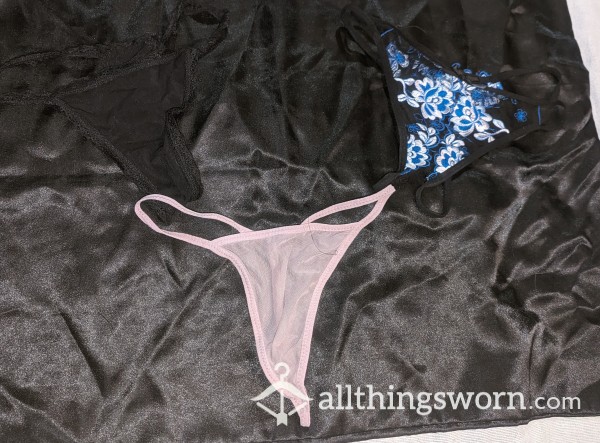 NEW! G-strings & 1 Crotchless Panty