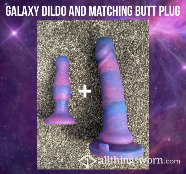 Galaxy Dildo + Matching Butt Plug🌌