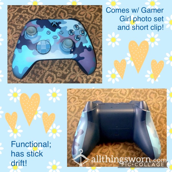 Gamer Girl Xbox Controller