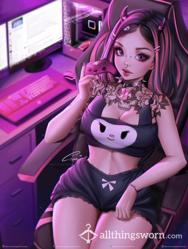 Gaming Session With Your Favorite E-Girl 🖤