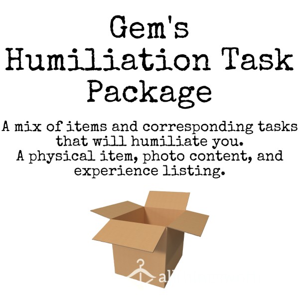 Gem's Humiliation Package