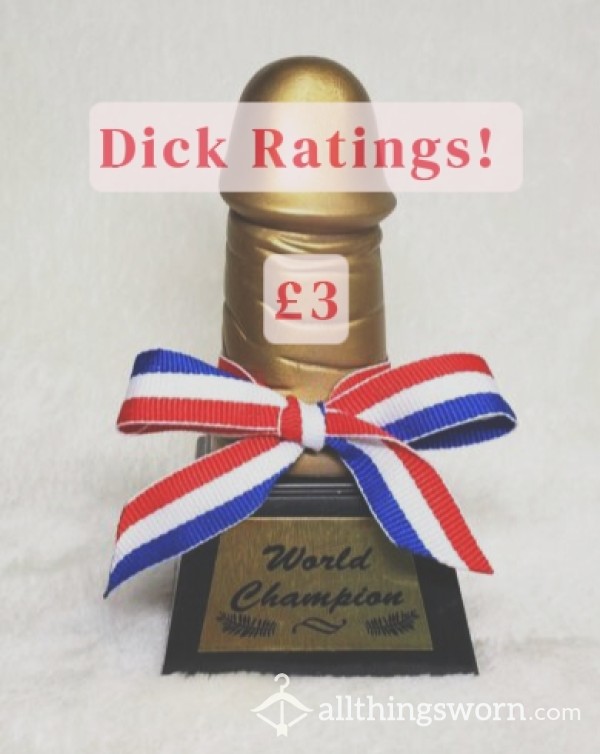 Get Your Dick Ratings! 🍆