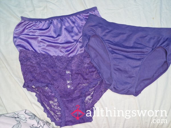 Get Your Hands On A Set Of My Purple Panties! $25 Each X