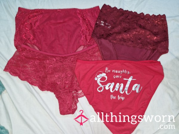 Get Your Hands On A Set Of My Red Panties! $25 Each X