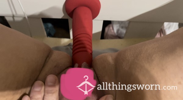 Getting Fucked By My Automatic Thrusting Dildo