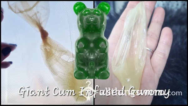 Giant Cum Infused Gummy/Cummy Bear 🐻