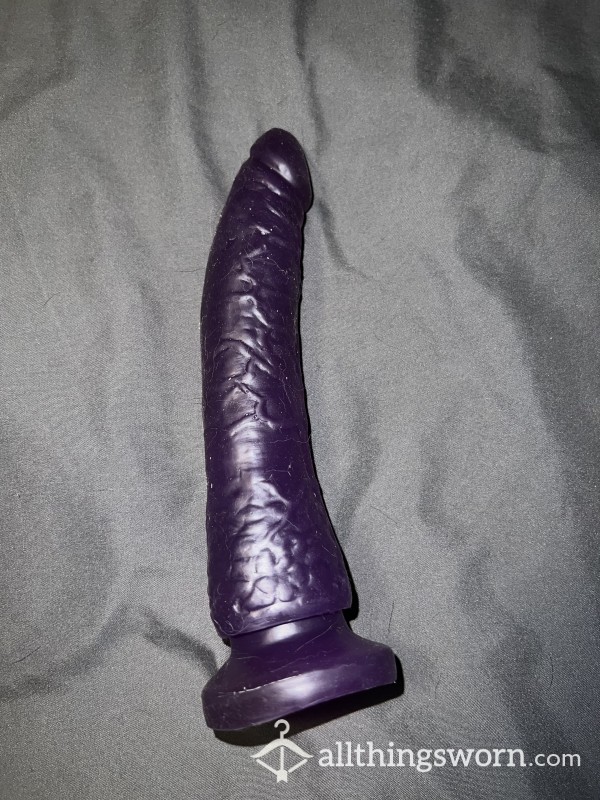 Giant Purple Suction Dildo