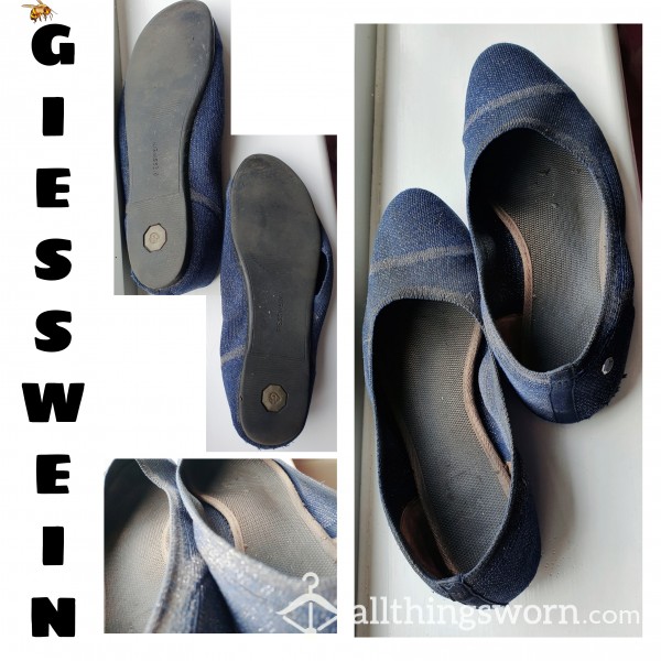Giesswein Sparkly Blue Flats
